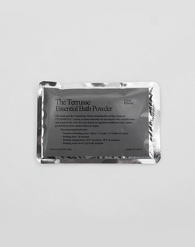 【The Terrusse】-Essential Bath Powder / Portion / Hinoki