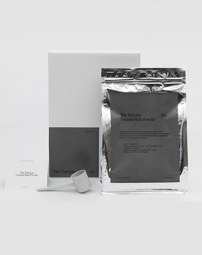 【The Terrusse】-Essential Bath Powder / Standing Bag / Hinoki